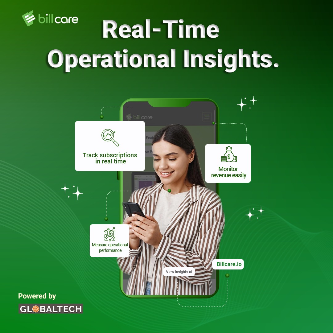 GlobalTechCorps's tweet photo. Real-time dashboards for smarter billing decisions.
BillCare helps businesses track subscriptions, monitor revenue, and measure operational performance with clear, real-time insights.
Visit: https://t.co/VZRUDhfhZD
#BillCare #BillingSoftware #BusinessInsights https://t.co/VXWh6rwoBR