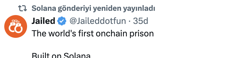 gent7e's tweet photo. @solcayeth @Jaileddotfun solana rt ettiği için deneyeceğim ufak bir miktar https://t.co/RbOdnxaIQ7