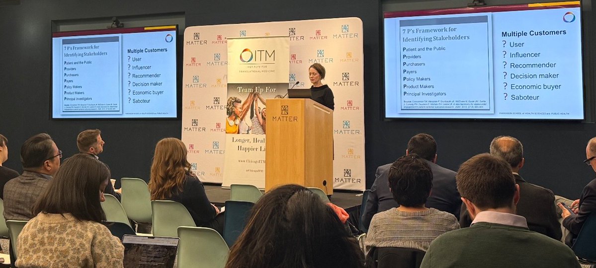 ChicagoITM's tweet photo. Chicago’s research community came together at the 2026 Chicagoland K Day! 👏 From AI breakthroughs to the latest in translational science, it was all about sparking ideas and making connections.

Big thanks to our amazing @ChicagoITM partners @UIC_CCTS and @NUCATSInstitute! https://t.co/u79MpWyuCZ