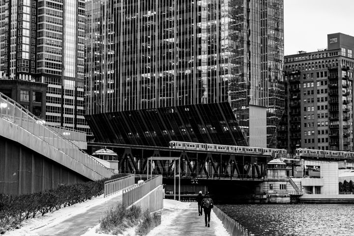 drddronemedia's tweet photo. Art of the Day! "150 N Riverside Train at Riverwalk". Buy at: https://t.co/D3OZzZj0kA https://t.co/pB1WMyoL1l