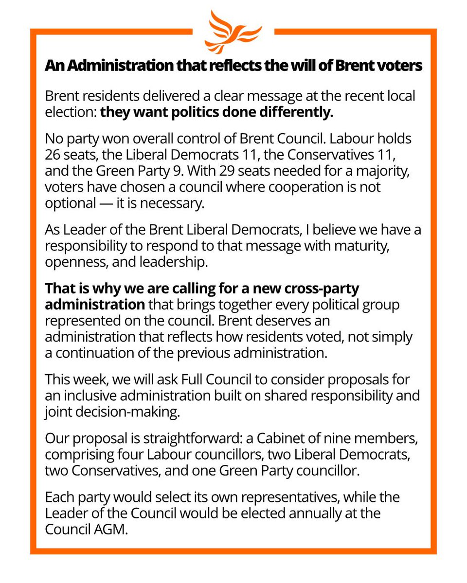 antongeorgiou_'s tweet photo. All signs point towards a Labour/Tory stitch up running @Brent_Council for the next four years.

This is not what residents voted for on 7th May.

I am calling on the political parties to find a way of working together and delivering the change in leadership Brent so badly needs. https://t.co/RlM93MZEnr