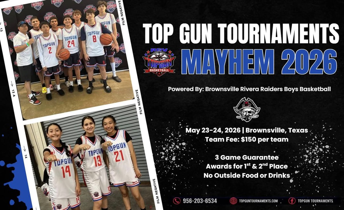 RiveraHoops's tweet photo. As of today, "64" teams have already committed, and registration continues to fill quickly for one of the premier basketball events of the summer.

Full concession will be available.

No outside food or drinks permitted.

Registration Link: https://t.co/9neIxe7yvO https://t.co/73BTbCov2x