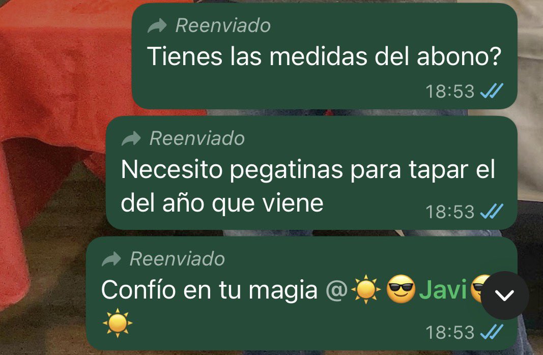 Javi tweet media