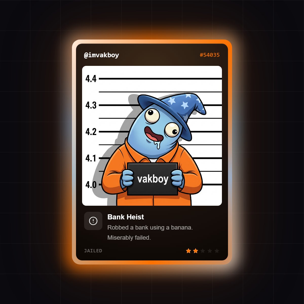 imvakboy's tweet photo. i'm waiting at #54035

@Jaileddotfun launching soon

[ drop your card below👇] https://t.co/PQfvr5OY5u