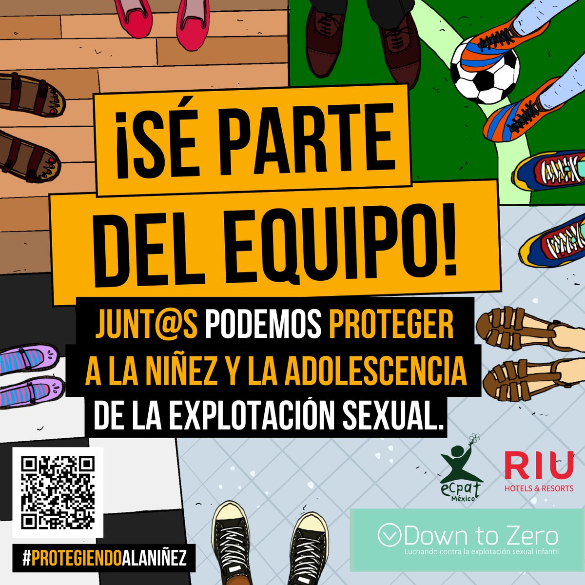 EcpatMexico's tweet photo. #ProtegiendoALaNiñez
La Copa Mundial de la FIFA 2026 reunirá a millones de aficionad@s. Pero, los grandes movimientos de personas aumentan los riesgos de explotación sexual comercial de niñas, niños, y adolescentes.
👉https://t.co/hJjYoVtnOZ
#YoParticipoContraLaESCNNA #FIFA2026 https://t.co/nVyq9cAkhr