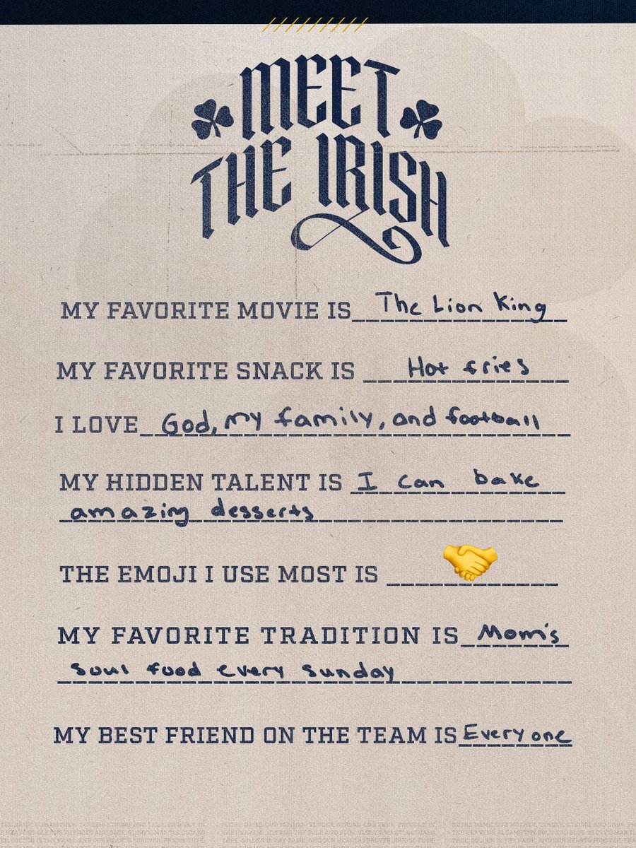Notre Dame Football tweet media