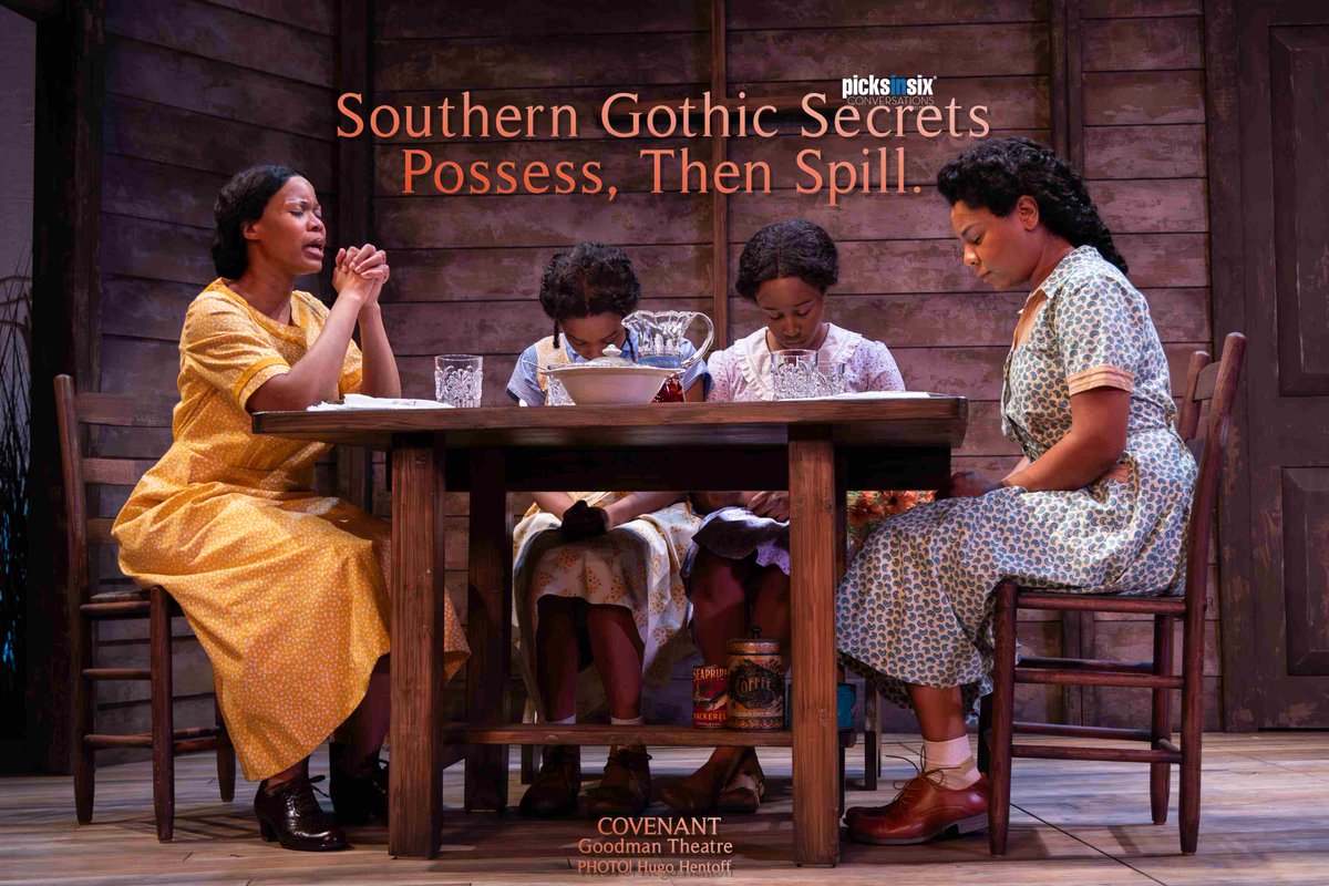 PicksInSix's tweet photo. #PicksInSix Review - The Chicago premiere of York Walker's “Covenant” at Goodman Theatre "pulls no punches in exploring the paper-thin line between religious zealotism and possession by any other name." Sarah Frances Fiorello reviews. Through May 31.  https://t.co/yxLe9z8UnP https://t.co/k0ILEKIsax