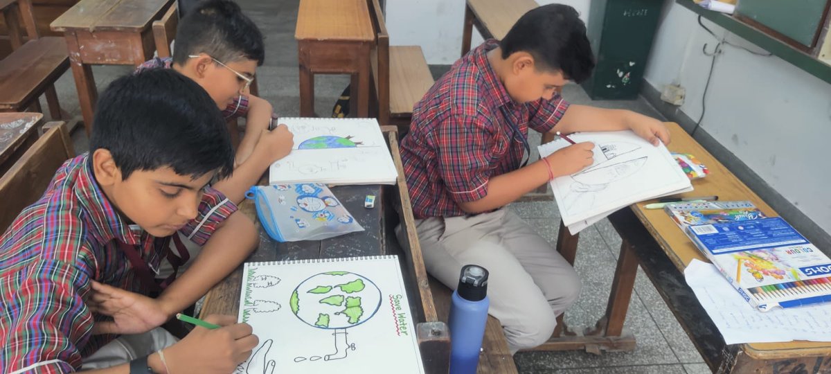 DavpeSchool's tweet photo. Under guidance of principal Ms Sonia Malik, Interact Club Ray of Hope with Eco Club observed JAL PAKHWADA APRIL 2026 (WATER CONSERVATION FORTNIGHT) from16April to30April 2026 with enthusiasm &amp; dedication. @Rotary3011 @RIDistrict3011 @3011interact @NEP2020 @SDG2030 @peopleofaction https://t.co/tdS6pQXwRQ