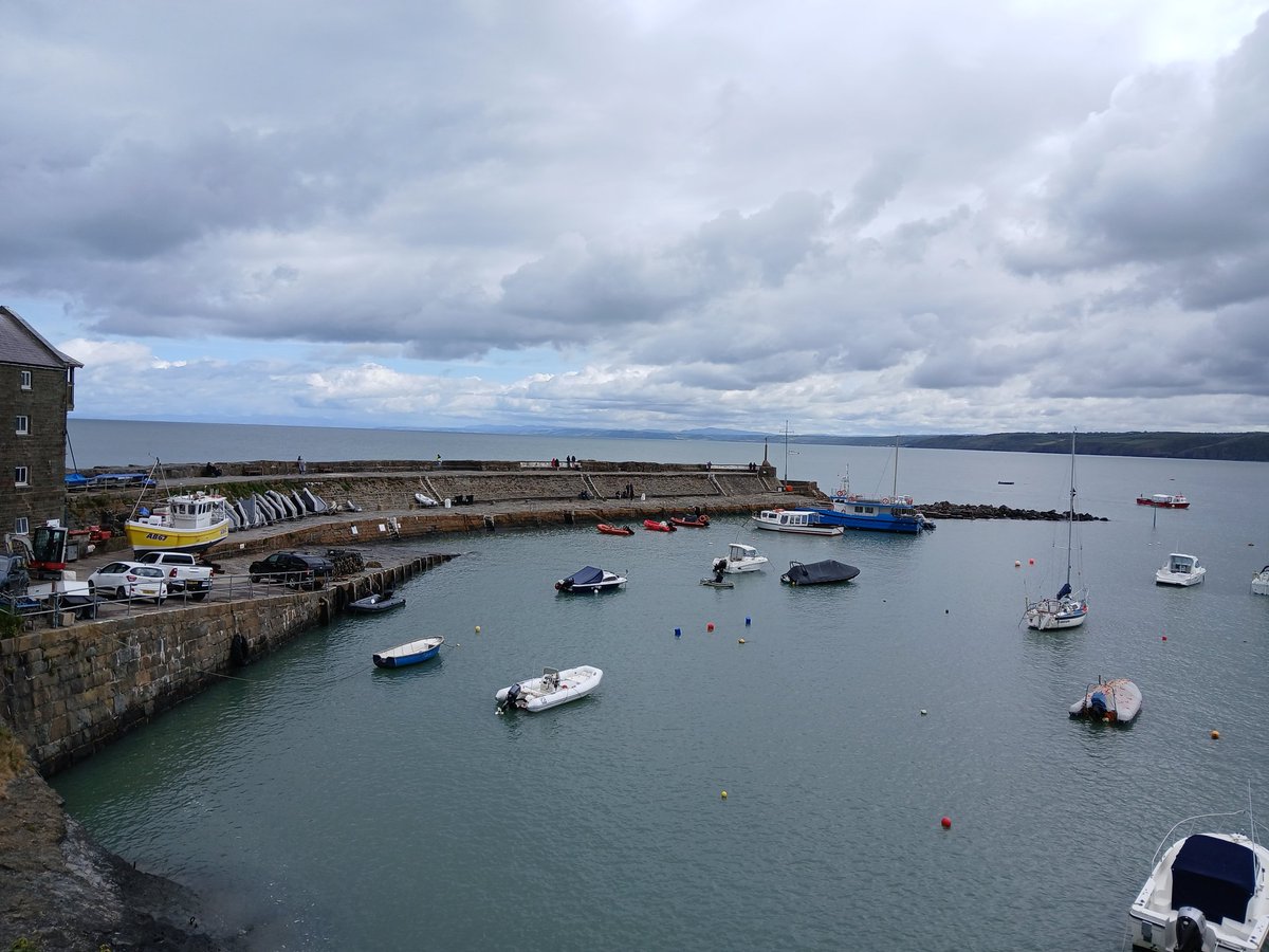 gillymbay's tweet photo. Today we went into New Quay itself and saw bottle nosed dolphins out in the bay.  Then we went to Cilgerran Castle, followed by Cenarth Falls.  Another great day out.  X https://t.co/k4oVt6jlRJ