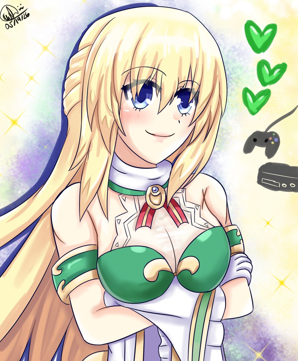 SkyKnightDraws's tweet photo. Quick Draw 

Verty~ 

#ネプテューヌ #Neptunia https://t.co/qvPt6JqwIC
