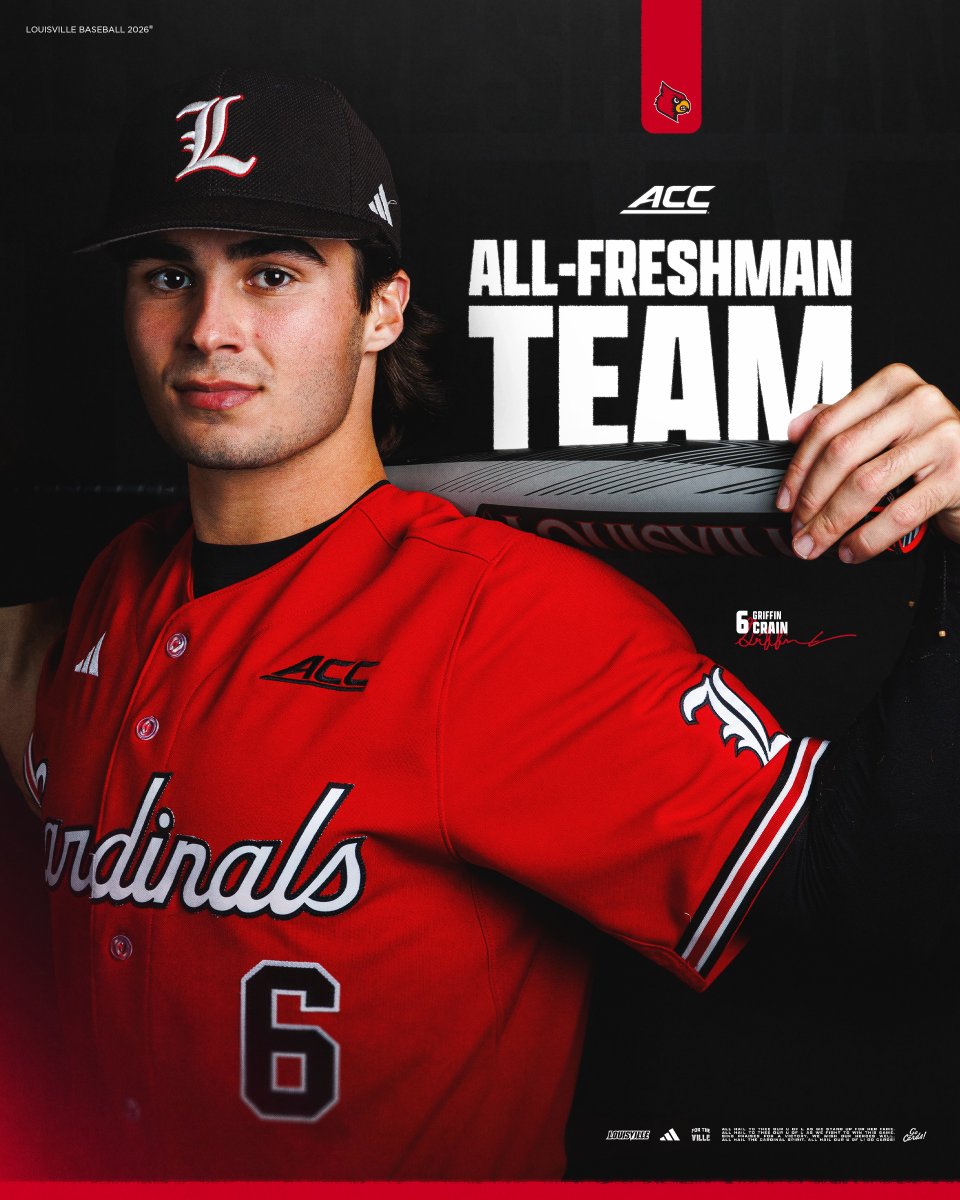 LouisvilleBSB's tweet photo. 𝘼𝘾𝘾 𝘼𝙡𝙡-𝙁𝙧𝙚𝙨𝙝𝙢𝙖𝙣

#GoCards https://t.co/XBPWNXXjOa
