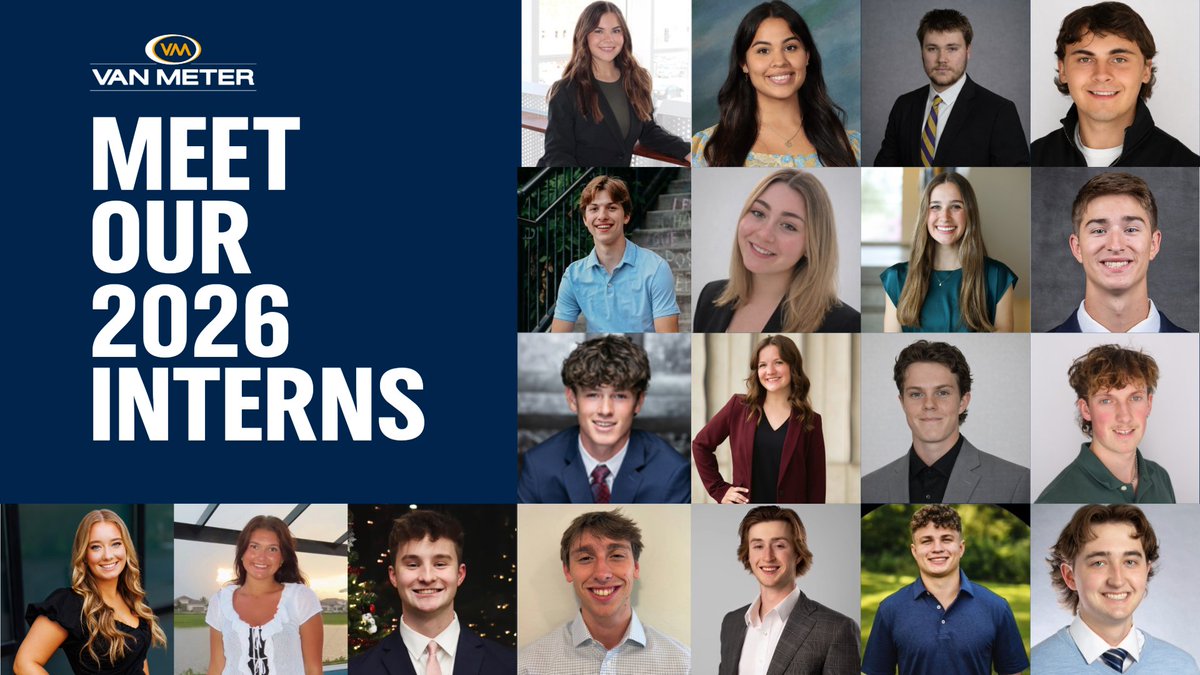 VanMeterInc's tweet photo. Give a warm welcome to our summer interns on their first day!

We have 19 bright young minds joining us for the summer. Get to know each of them here: https://t.co/LUNn9tQYao https://t.co/ngdKJizU0B