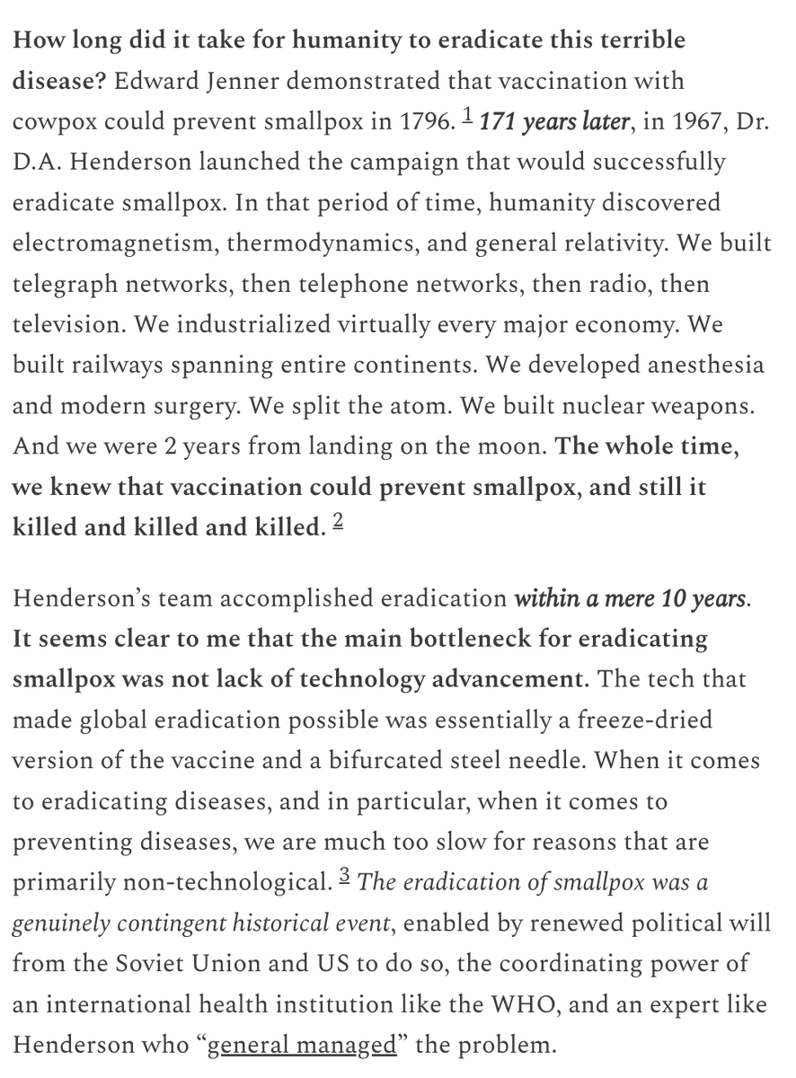 JassiPannuMD's tweet photo. We live in a post-smallpox world, and it's an incredible thing that we do not appreciate nearly enough. 
https://t.co/k1LOecsNj4