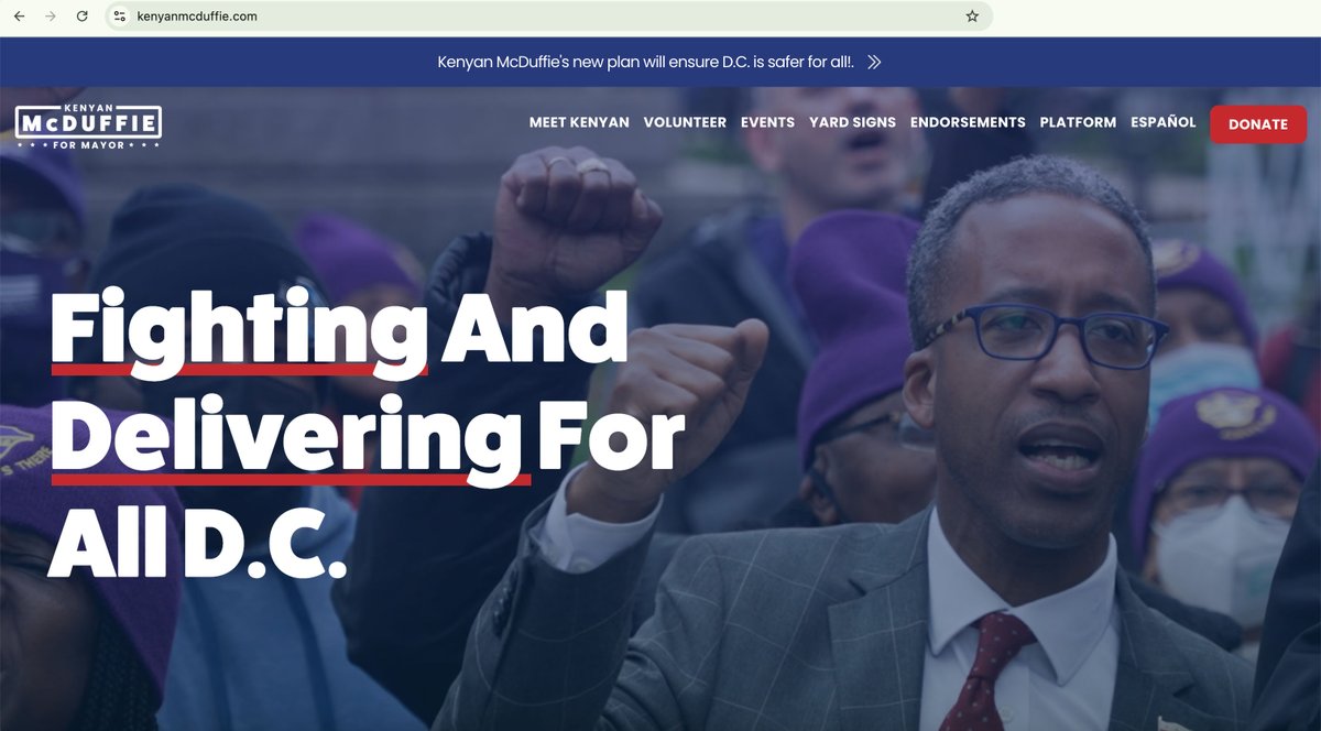 DCLabor's tweet photo. @32BJDC_MD_VA @kenyanmcduffie Do you mean this one on his homepage? https://t.co/SycVPDMQaI