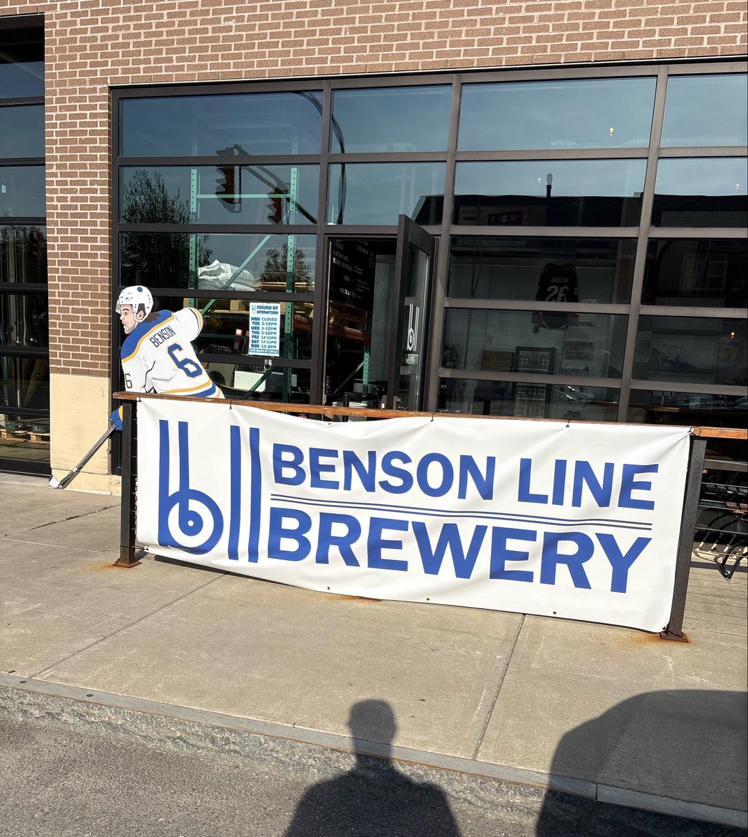 CHurls13's tweet photo. Spotted from a friends with boots on the ground - @belt_linebrew with a little name change. #BuffaloBenny https://t.co/eHqsgUepsl