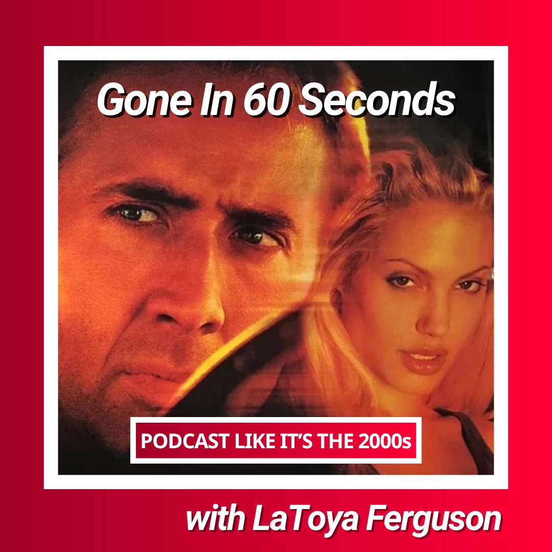 PodcastLikeIts's tweet photo. We’re kicking off a new Angelina Jolie 2000s Action Movie mini-series with *Gone in 60 Seconds* and guest LaToya Ferguson

We get into Nicolas Cage chaos, Angelina’s post-Oscar rise, *Fast &amp; Furious* comparisons, and yes… the wig.

New episode out now. https://t.co/l7sNTS0lny