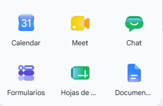 coghulk's tweet photo. Qué feos los nuevos íconos de las apps de Google Workspace :/ https://t.co/mVSnqA6dcC