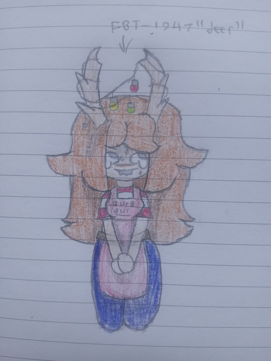 DDmin667's tweet photo. I forced my chud medium tank to get a job, I don't think she likes it.

#oc #ocart https://t.co/nk3OntZxj1