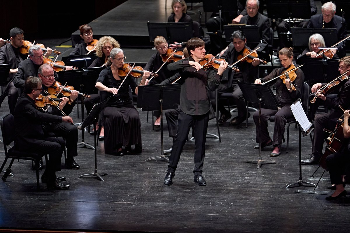 njsymphony's tweet photo. Violinist @JoshuaBellMusic's debut as @njsymphony’s Principal Guest Conductor ended with thunderous applause and standing ovations, leaving everyone looking forward to his next appearance with the Symphony. 👏 https://t.co/ZZJbrwBkt7