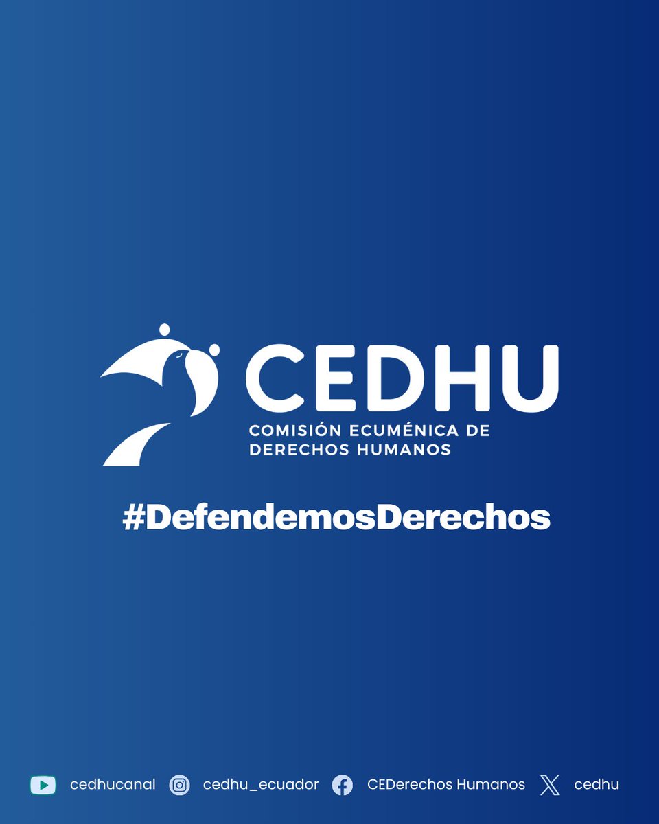 Cedhu's tweet photo. @ONU_derechos @ONU_es @FLDAmericas @SRWatSan @ONU_es @MichaelFakhri @MaryLawlorhrds @RELE_CIDH @AFrontlines_ES @ONUecuador @UEenEcuador @EUAmbEcuador @Ccajar @OBS_defenders @fidh_es @AmnistiaOnline @FLDBrussels @MiningWatch @CONAIE_Ecuador @GrupoSocialFEPP @INFOFEPP @omasneEcuador @Mujeresrurales @veropotes @AlbertoAcostaE 
@hrw_espanol @MongabayLatam @elpais_america @AmericaFutura @noormahtani @wambraEc @KarolNorona @fabriciovelav @janethinostroza @tv7_gda @Primicias @CrisisRevista @BNperiodismo @CorapeDigitalTV