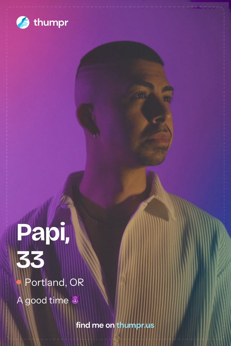 papivspapi's tweet photo. I just joined @Thumpr_app because they are flipping the script: no ads, no subscriptions, no nonsense. 

Just you, me, our community and maximum data privacy. 

Again no ads, no subscriptions, no paywalls. Finally, Seattle and Portland have a better way to connect. More cities to come on the @Thumpr_app.  

Join me on the Thumpr app!

https://t.co/cZUeenDEci

For those creators out there and wanting to help promote the app and get even more guys on there to join, follow the link and start promoting! 

 https://t.co/q0wpyswyqa