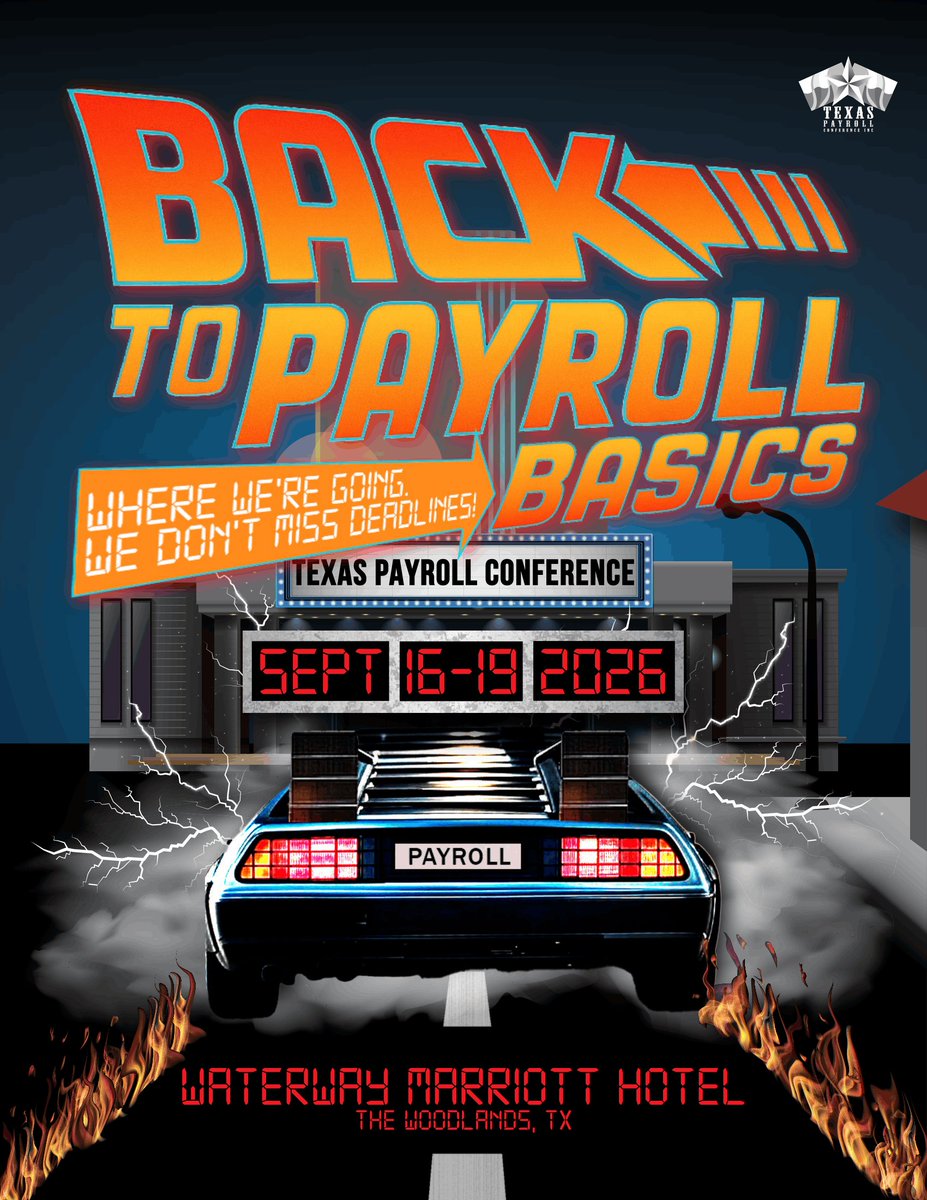 TXPayCon's tweet photo. 🚨 The 2026 Texas Payroll Conference brochure is now available! 🚨

Inside you’ll find:
⚡ Conference agenda
⚡ Keynote speakers
⚡ Session summaries

📖 View/Download the brochure now: https://t.co/NQILpDWoww

#TxPayCon #BackToPayrollBasics https://t.co/C9ulG3juNe