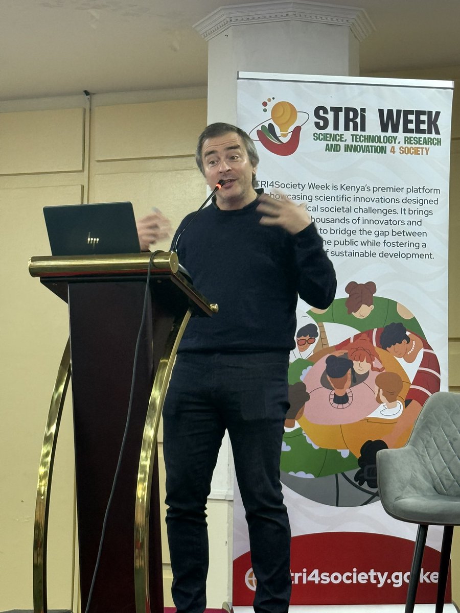 Profshaukat's tweet photo. Today we kick-off #STRI4Society week. It was an honour to give welcoming remarks and indications of what to expect during the week - setting the scene. We had Ireland Ambassador H.E. Caitriona Ingoldsby @IrlAmbKenya delivering her remarks, Italian Ambassador H.E. Vincenzo Del Monaco @ItalyinKenya Keynote address delivered by Prof. Simone Severini @googlecloud. Through research and innovation, we can create industries, generate jobs for our youth, improve public services, strengthen resilience, and position Kenya among globally competitive economies.
I emphasized that socialization of science is critical. Citizens must see science not as something distant or abstract, but as a powerful tool that improves their daily lives.
When research improves agricultural productivity, science feeds families. When innovation improves healthcare, science saves lives. When technology creates jobs, science fights poverty.
When research informs policy, science strengthens governance.
When innovation empowers youth and women, science transforms society.
I thank all sponsors, partners and entire community.
I welcome all. Karibu.
#SRI
#SRTI4Societyweek
#SRTI4Society 
@nacosti @KENIAupdates @nrfkenya @ScienceRI_Kenya