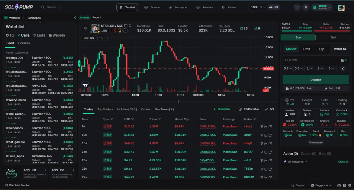 MZR's tweet photo. MEMECOIN TERMINAL release on @Spumpio 👀

Solpump now features a DEX allowing users to trade meme coins on their platform with AMAZING rewards🔥

Sign up at : https://t.co/kpi6dFWdZs

(If you're a meme coin trader with AMAZING volume, dm  me and we can discuss forming a deal) https://t.co/9gx4BLYSr8
