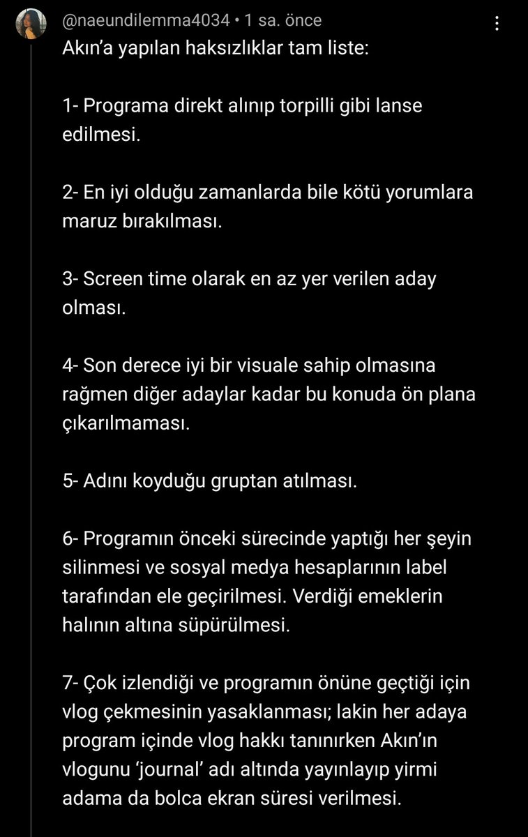 cihimmy's tweet photo. Biri yt yorumlarina bunu yazmis o kadar haklı geldi ki, bu saatten sonra labelin adil karar vereceğini bekleyenler cok bekler elenmesi gereken o kadar kişi varken bu haftadan akini elemelerini hiç bi şey aciklayamaz https://t.co/IHVTRRJCux