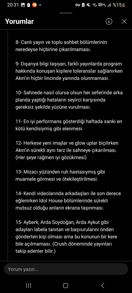 cihimmy's tweet photo. Biri yt yorumlarina bunu yazmis o kadar haklı geldi ki, bu saatten sonra labelin adil karar vereceğini bekleyenler cok bekler elenmesi gereken o kadar kişi varken bu haftadan akini elemelerini hiç bi şey aciklayamaz https://t.co/IHVTRRJCux