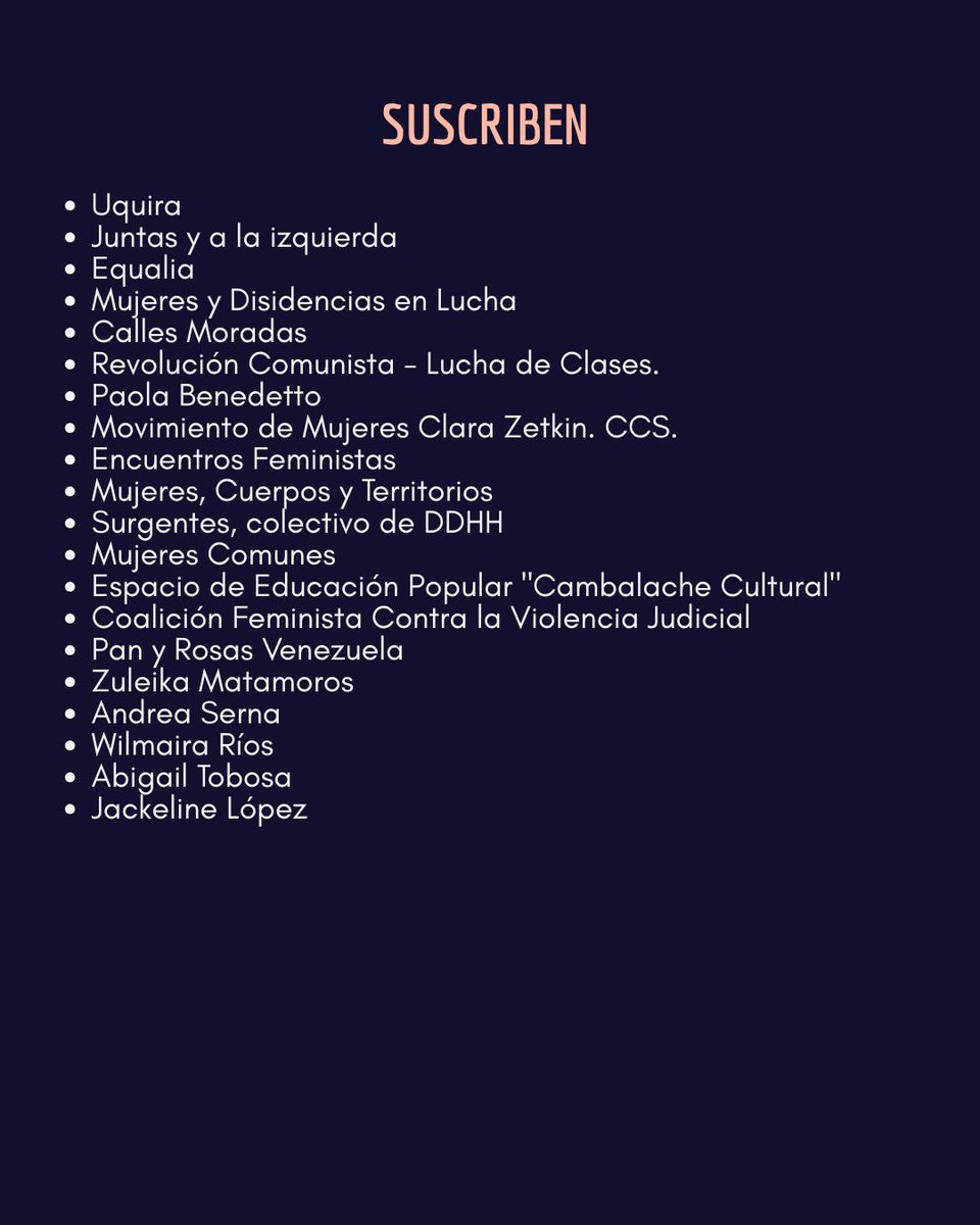 PCV_CR_Caracas's tweet photo. Organizaciones feministas y movimientos de mujeres se pronuncian ante el fallecimiento de Carmen Navas, madre del fallecido preso político Víctor Hugo Quero Navas. https://t.co/Fk6zd1C2nX
