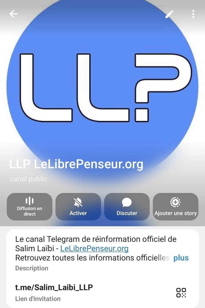 LLP_Le_Vrai's tweet photo. Rejoignez-nous sur Telegram.
😀👍 https://t.co/Ce37NBynNJ