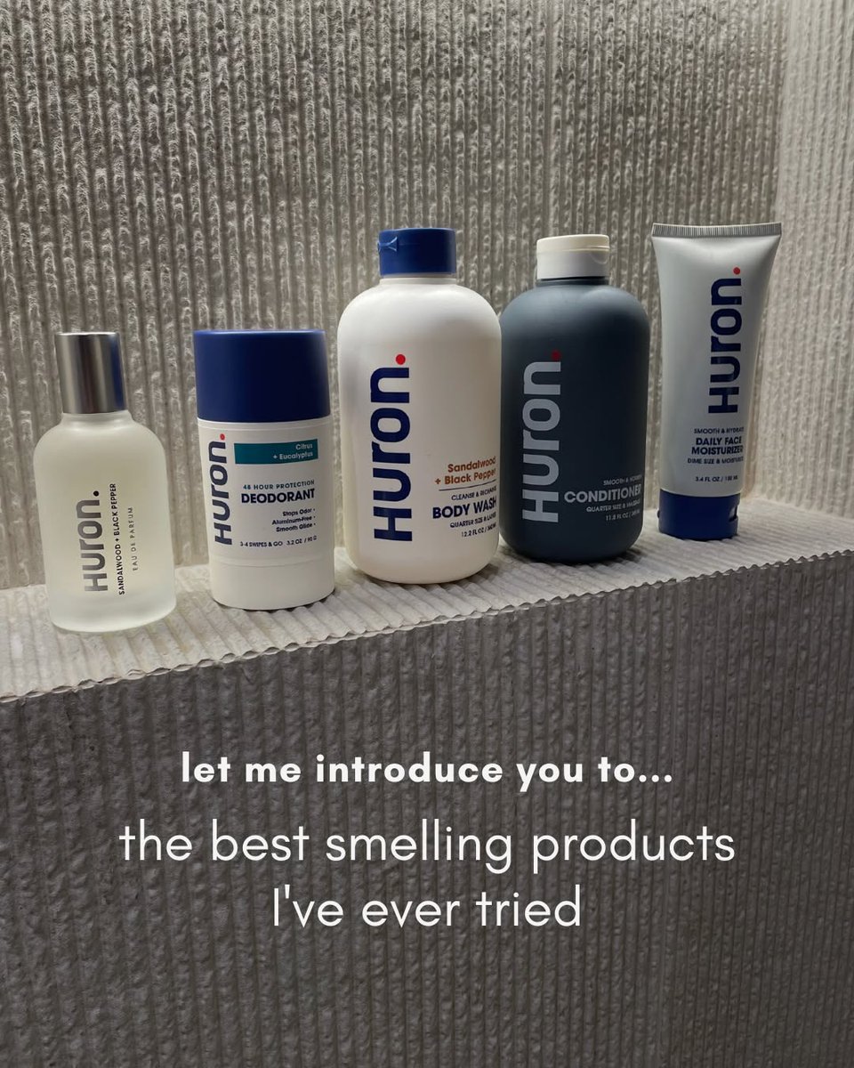 usehuron's tweet photo. allow us to reintroduce ourselves.. our name is Huron. we make incredible smelling products that get the job done right.