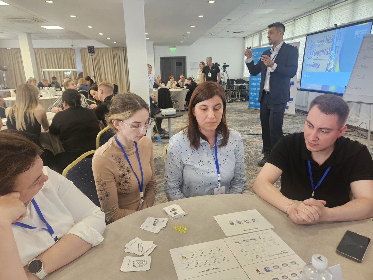 WHOUkraine's tweet photo. .@WHOUkraine, together with partners, continues to implement systemic changes to combat antimicrobial resistance. The first step of mentoring and technical support to institutions providing inpatient care is completed, and the next are planned to strengthen implemented practices. https://t.co/Ng6iOqeLwj