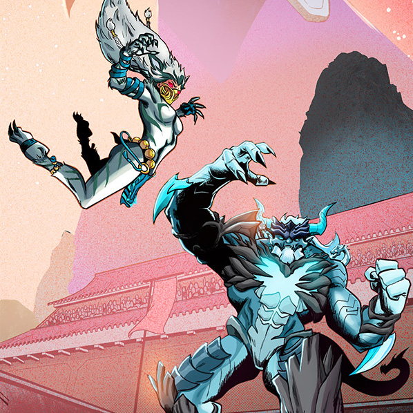 JasonMuhr's tweet photo. MARVEL RIVALS #50 is on @MarvelUnlimited right now! Written by @PaulAllor with art by myself and Carlos Lopez! It's a fun one, check it out! https://t.co/doNWApdpx6