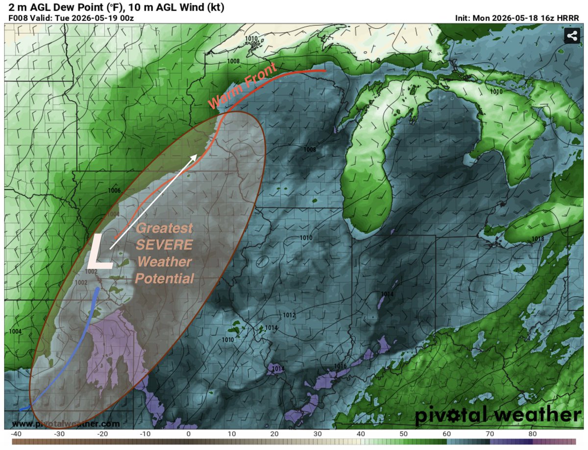 Need to keep an eye on portions of our region (Rochester area?) as ...
