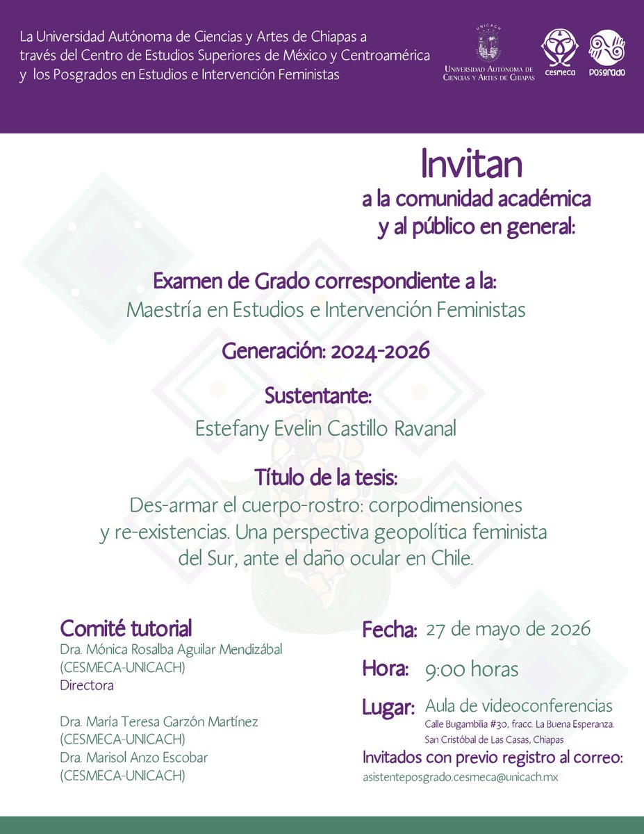 CESMECA tweet media