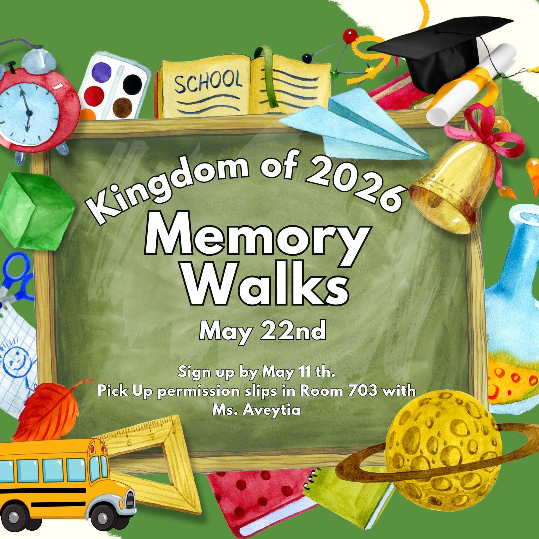 HanksStuCo's tweet photo. Knights Memory Walks are finally here! Please review all information carefully to help everything run smoothly.

✨ Bring your gowns
✨ Clear purses only
✨ Must be on the approved list to attend
✨ Must be free of LOC or E2020

We can’t wait to celebrate our Knights! 🎓 https://t.co/OLEebL9gZN