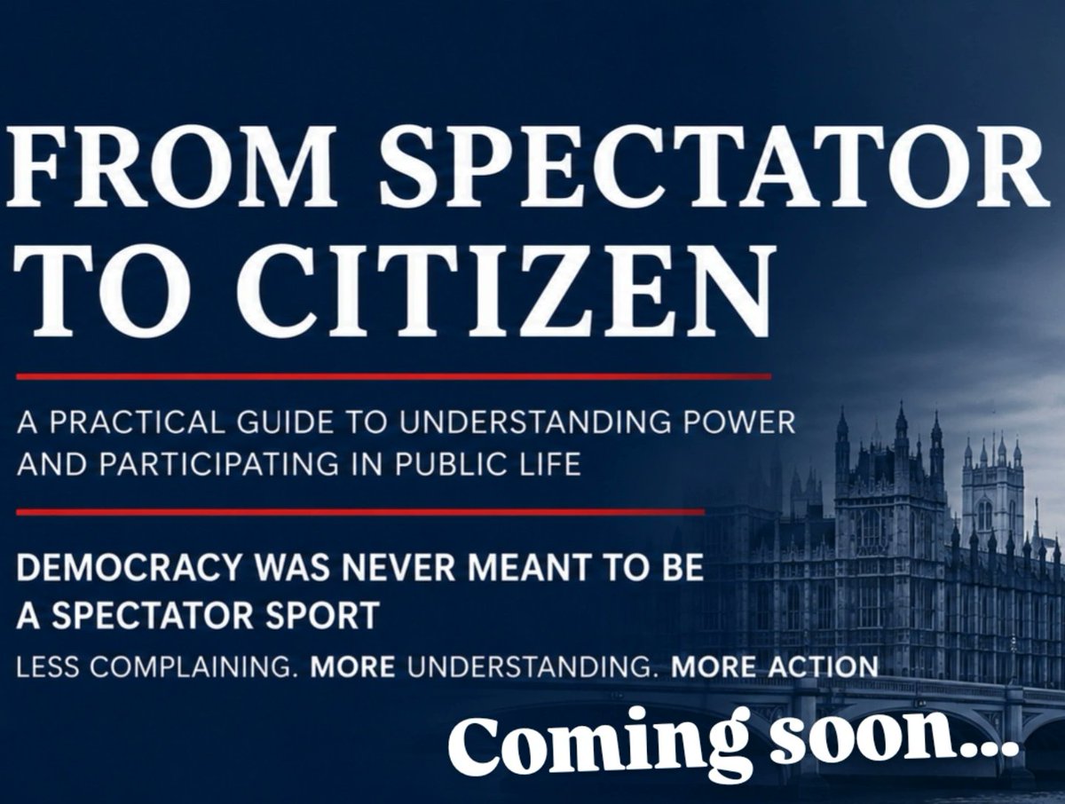 britstand's tweet photo. I’ve spent months building something practical:
From Spectator to Citizen
Politics. Journalism. Activism.
Less complaining. More understanding. More action.
Because democracy was never meant to be a spectator sport.
👇
https://t.co/PlDZ6viVWq https://t.co/3nvUu1h8vc