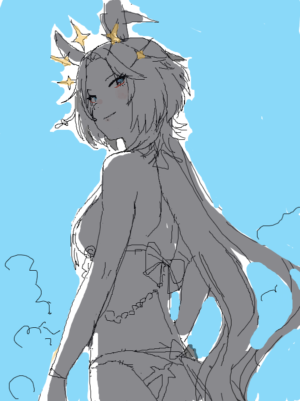 「」|面相棒のイラスト