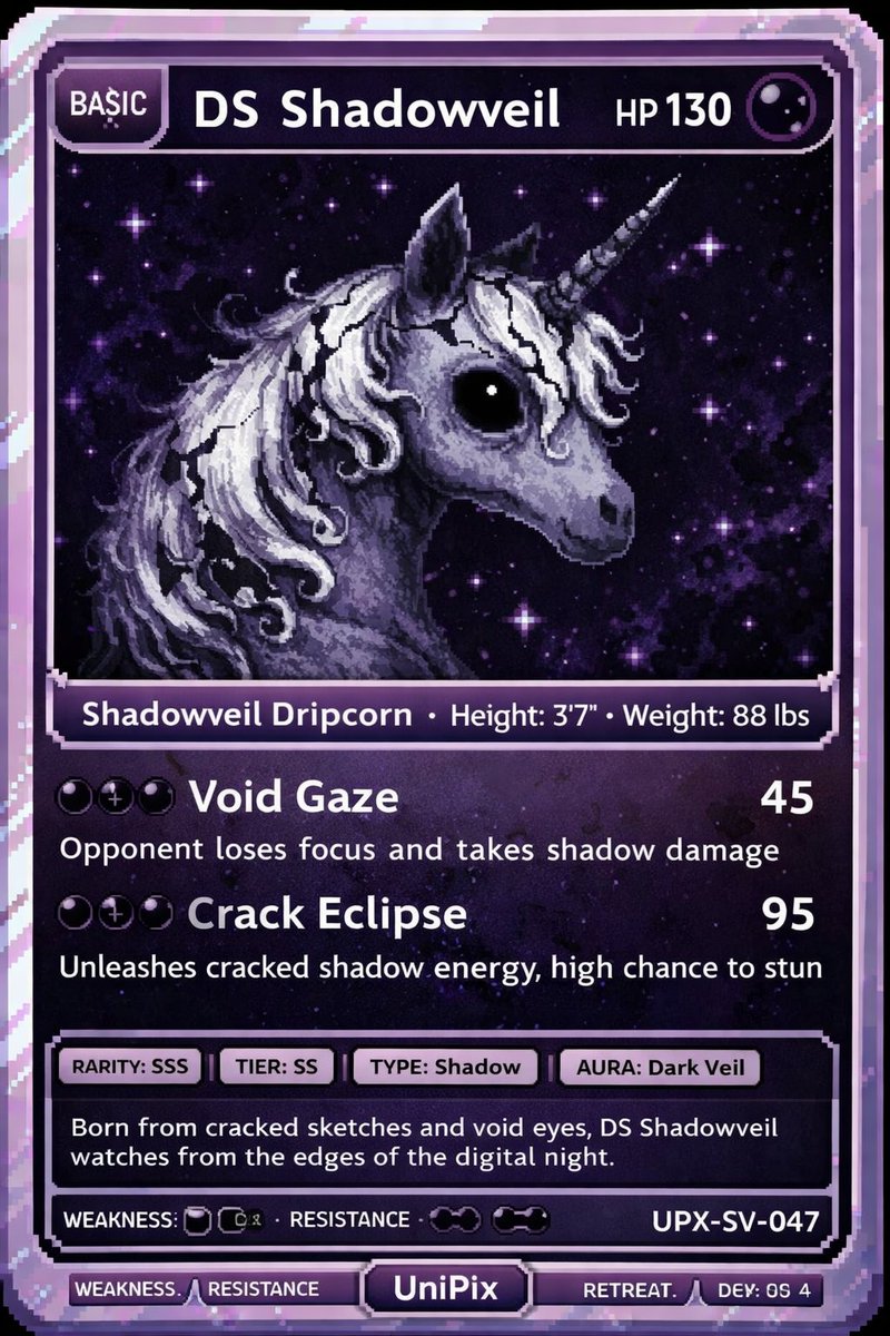 DS1109002's tweet photo. @unipixnft DS Shadowveil - My GTD Entry 🌑🦄

Wallet: 0xc89114b4ad8a10d173fd44e1dfa16aa2b39b28eb https://t.co/yMmBdhcBBH