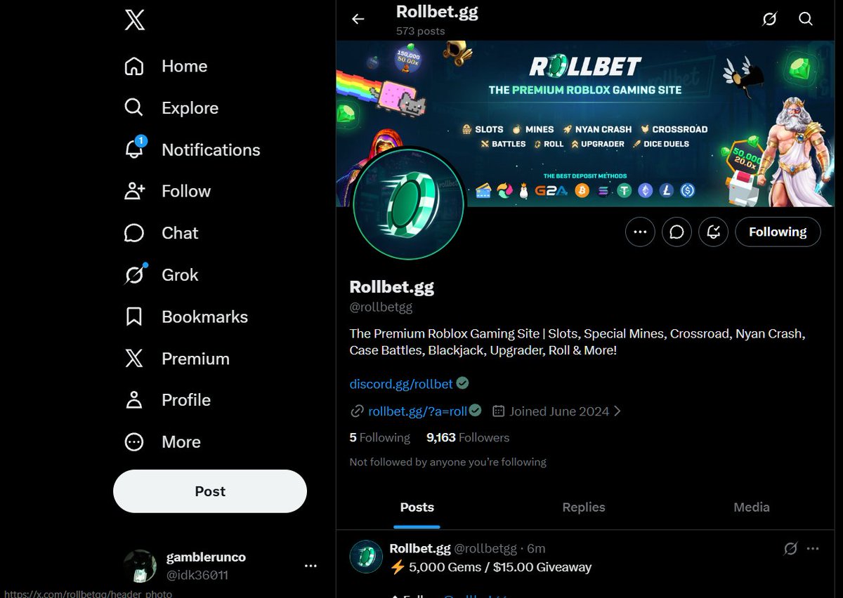 idk36011's tweet photo. @rollbetgg Good luck!! https://t.co/YE0SebGqlf