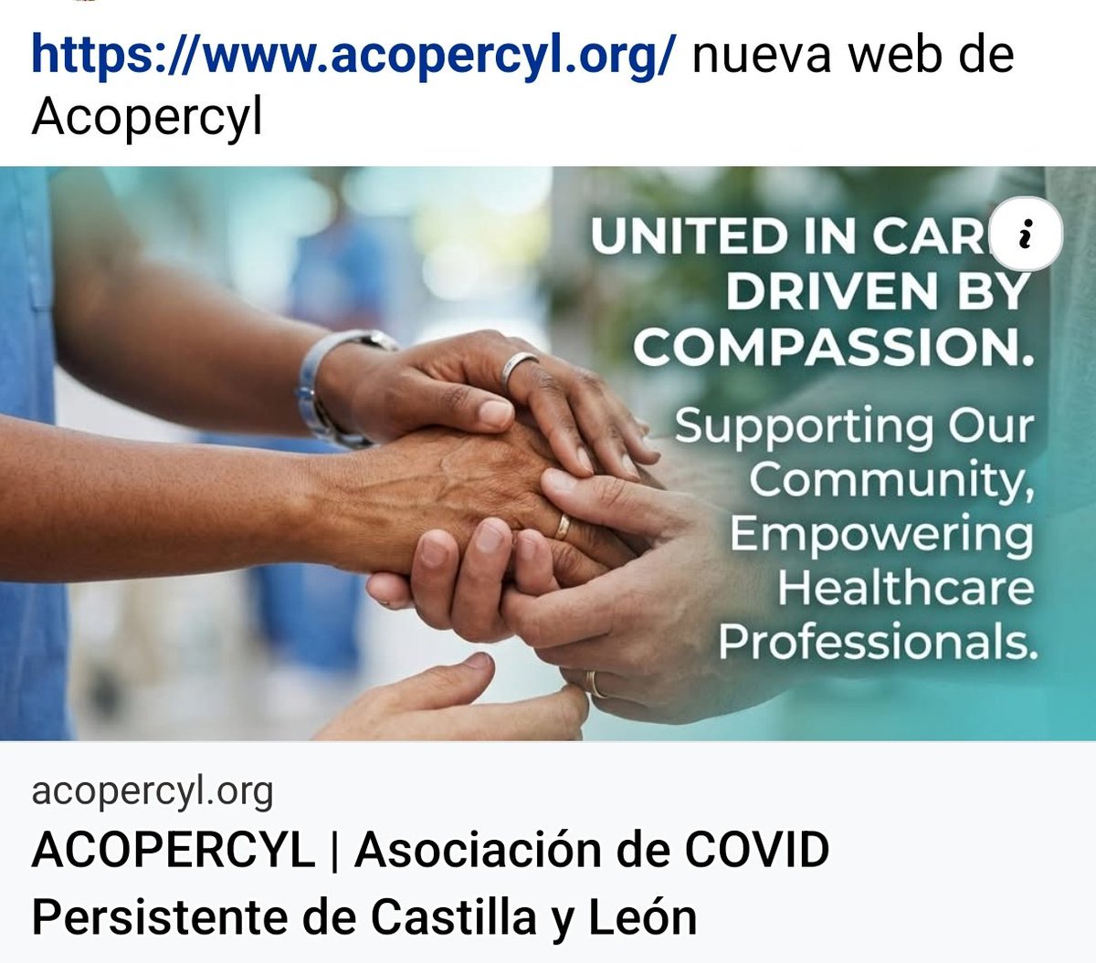 ACOPER, CYL . COVID PERSISTENTE tweet media