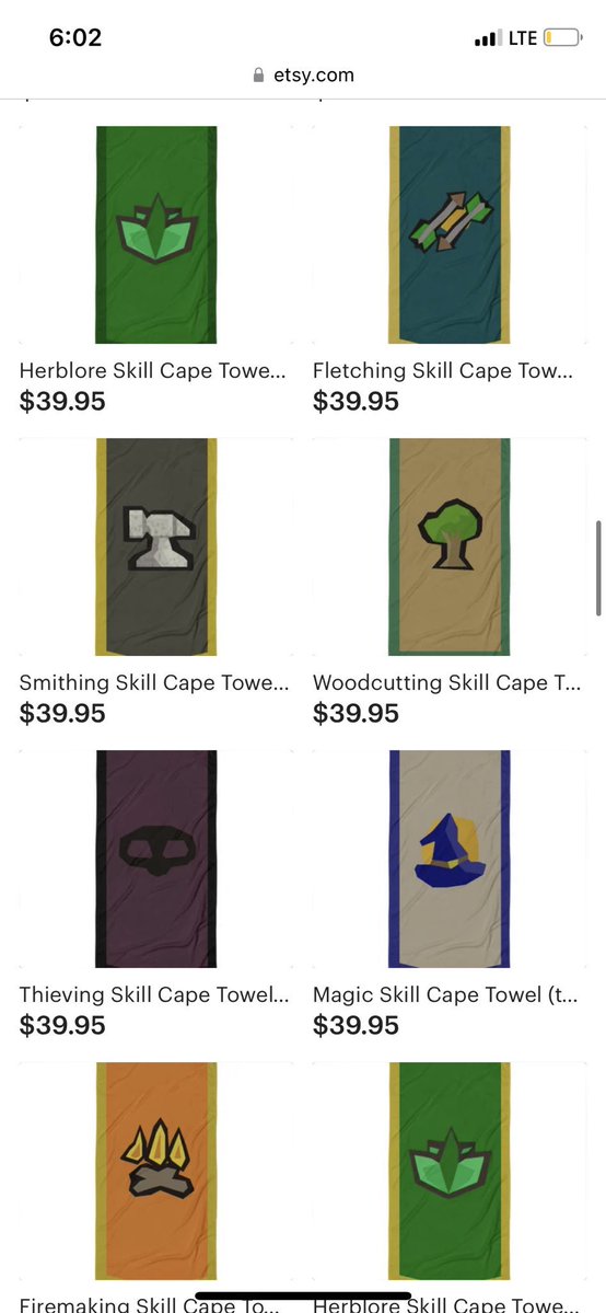 ellechoppy's tweet photo. 🥳 Skill Cape (towel) GIVEAWAY 🤩

Just reopened my Etsy store with my RuneScape merch! This is YOUR chance to receive your choice of a trimmed or untrimmed RuneScape skill cape towel! All you have to do is:

✅ Follow me @ellechoppy
👍 Retweet AND Like this tweet

Winner will be selected on May 22nd, 2026 at 6pm (EST) 💖