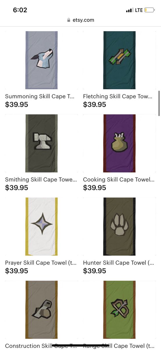 ellechoppy's tweet photo. 🥳 Skill Cape (towel) GIVEAWAY 🤩

Just reopened my Etsy store with my RuneScape merch! This is YOUR chance to receive your choice of a trimmed or untrimmed RuneScape skill cape towel! All you have to do is:

✅ Follow me @ellechoppy
👍 Retweet AND Like this tweet

Winner will be selected on May 22nd, 2026 at 6pm (EST) 💖