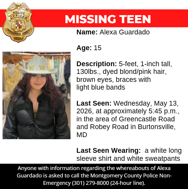 Montgomery County Department of Police tweet media
