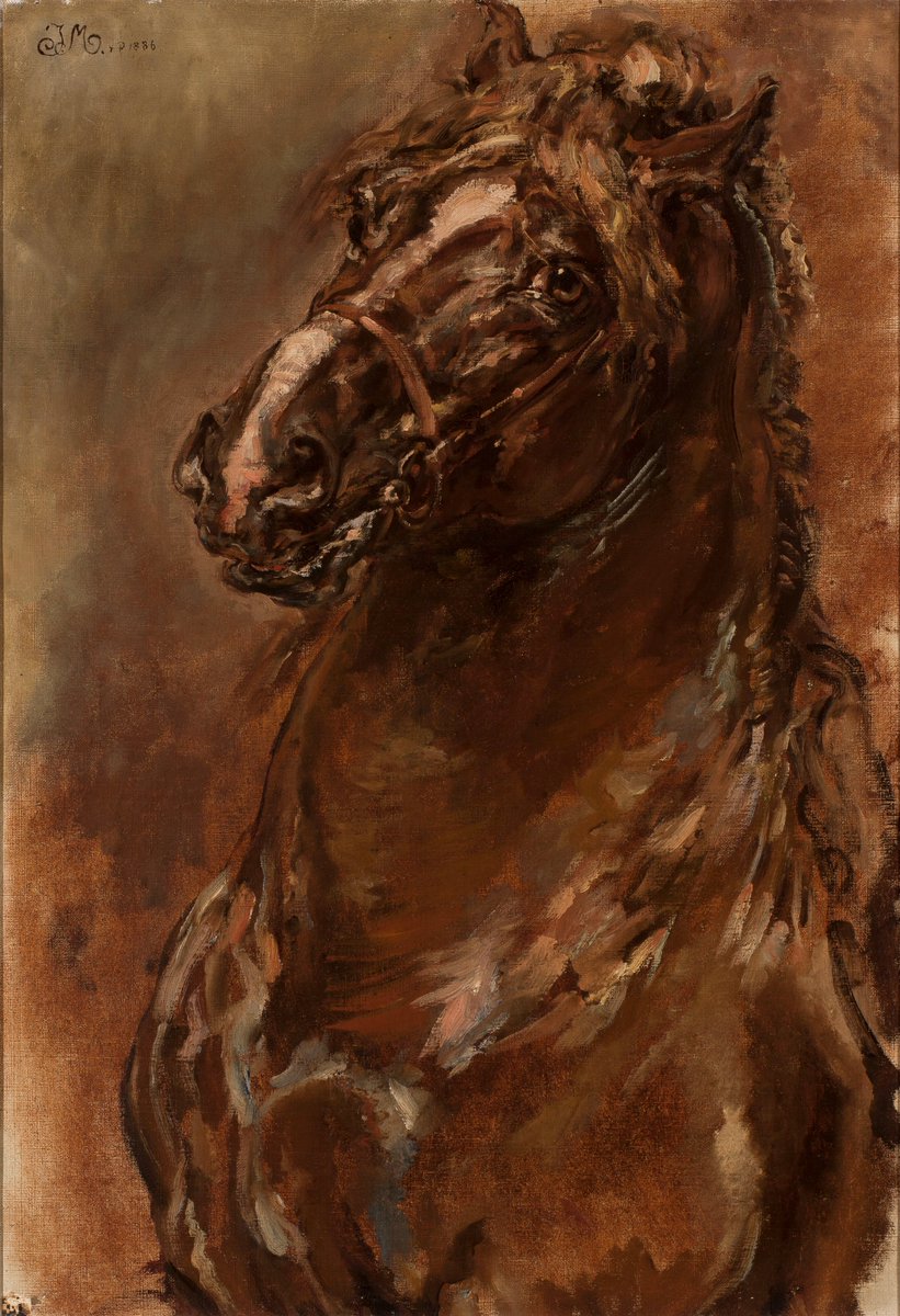 nrrkf's tweet photo. Study of a Horse’s Head - 1886. https://t.co/1DCgItVIZb