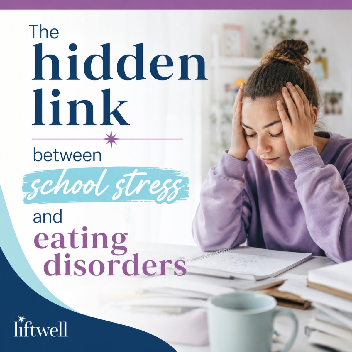 LiftWellHealth's tweet photo. “Straight A’s shouldn’t come at the cost of your teen’s health.”

School pressure, perfectionism, &amp; constant comparison can impact a teen’s relationship with food &amp; body image. The signs aren’t always obvious—but early support matters. 💙

Learn more: https://t.co/zHYVhLYDA9 https://t.co/3qDfAN5hOP