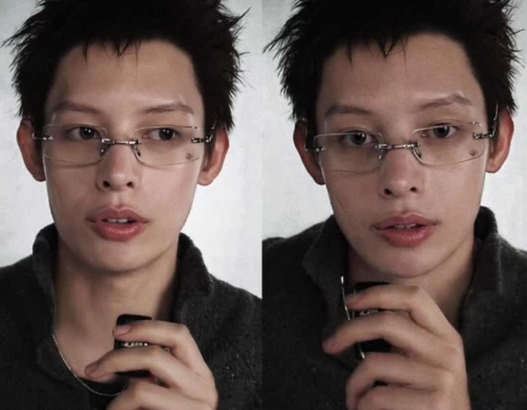 samisoulx's tweet photo. My favorite genre of James:

Frameless glasses 🤤 https://t.co/qE790UDzbW