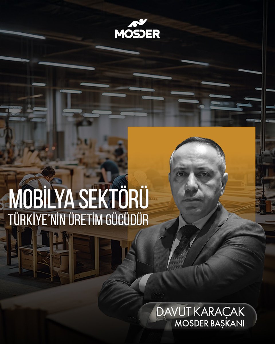 TMOSDER's tweet photo. MOSDER Yönetim Kurulu Başkanı Sayın Davut Karaçak'ın “Mobilya Sektörü Türkiye’nin Üretim Gücüdür” başlıklı makalesi yayında.

Makalenin tamamına aşağıdaki linkten ulaşabilirsiniz.

https://t.co/63JBVicQgr https://t.co/eXiJeFSoeV